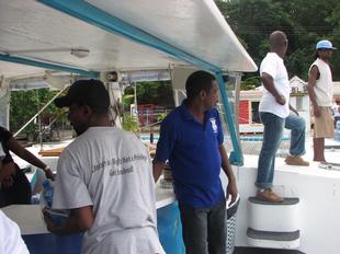 Image #8 - Hurricane Tomas Relief Effort (Packing the goods)